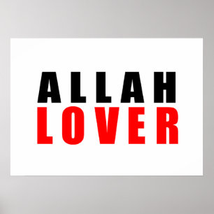 Allah älskare poster