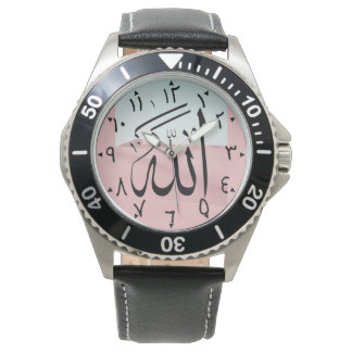 Allah Namn Watch Arabiska siffror Islamiska religi Armbandsur