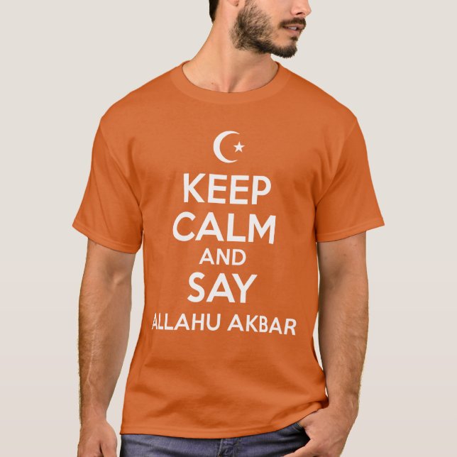 Allahu Akbar Tee Shirt (Framsida)