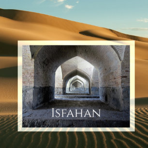Allahverdi Khan Bridge, Isfahan, Iran Vykort