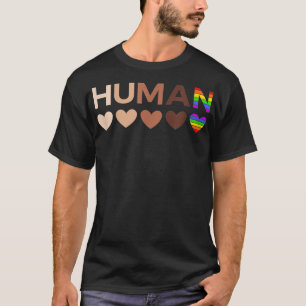 AllaInkluderande hjärtan för BLM Rational Justice T Shirt