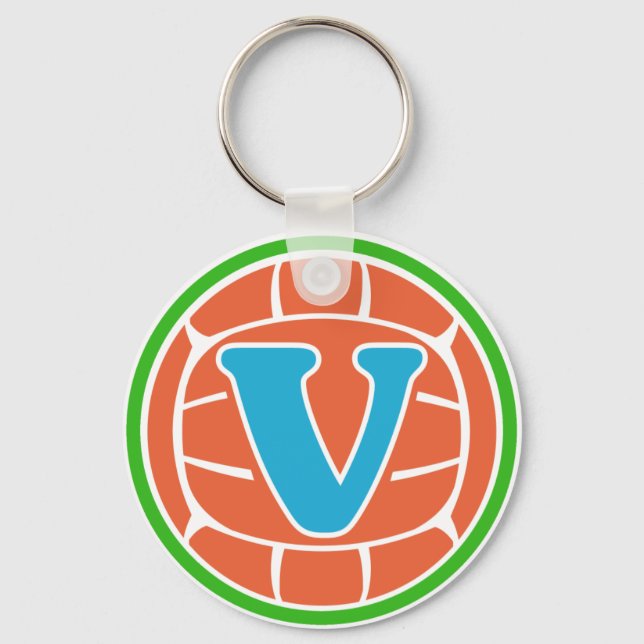Allaire Beach Volleyball Volleyball Nyckelring (Framsida)
