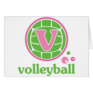 Allaire volleyboll hälsningskort
