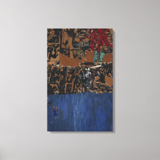 Allan Kaprow - Blue Blue Canvastryck