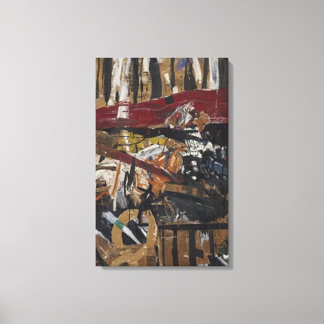 Allan Kaprow - Caged Pheasant #2 Canvastryck (Framsida)