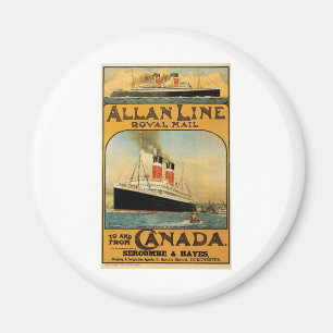 Allan Line Magnet