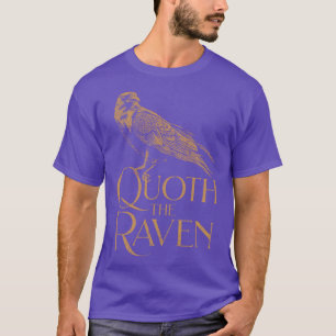 Allan Poe Raven TShirt Allan Poe Quoth Rav T Shirt
