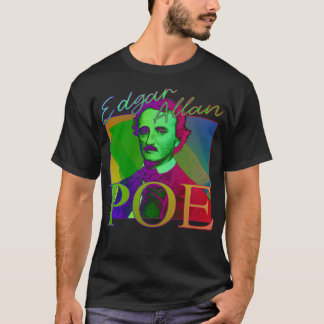 Allan Poe Tie Dye 80s Retro Psychedelic Abstrakt N T Shirt
