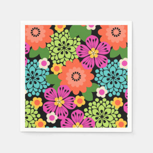 Allana Garden Hawaiian Graphical Blommigt - Bright Pappersservett