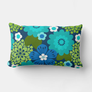 Allana Garden Hawaiian Graphical Blommigt - flotta Lumbarkudde