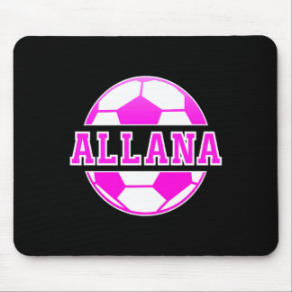 Allana Name Girls Soccer Play Football Sports Fan  Musmatta