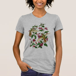 Allans hummingbird och Fuschia T-shirt