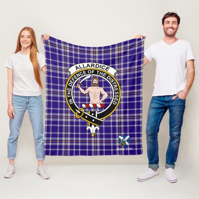 Allardice Klan Badge Tartan Play Fleecefilt (På plats)