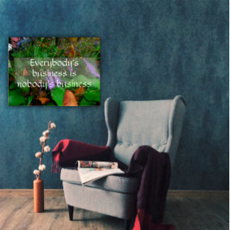 Allas affärsklokhet att säga poster