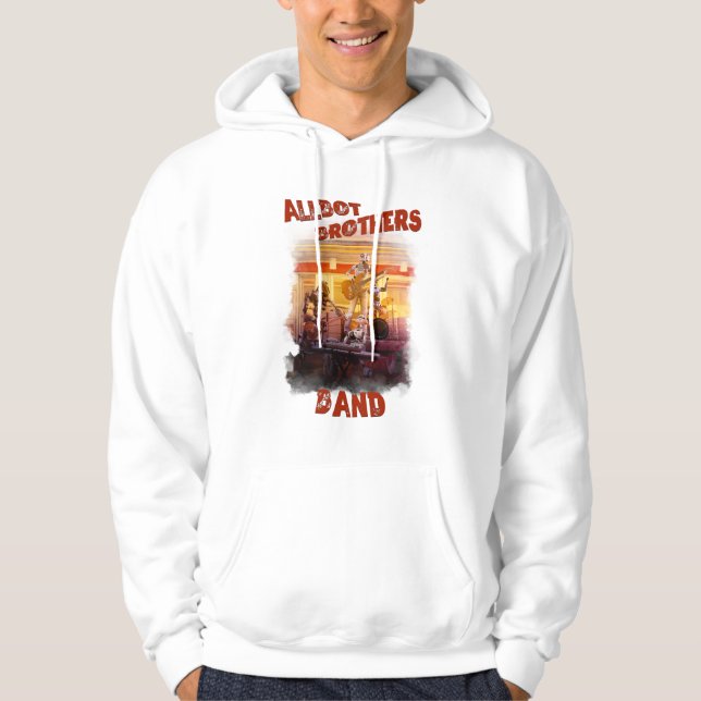 Allbot Band, bobs saucer-reparation Hoodie (Framsida)