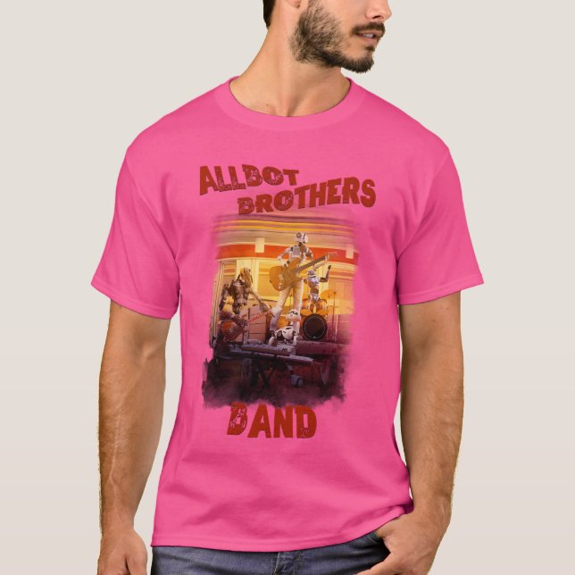 Allbot Brothers Band Bob's Saucer Repair T Shirt (Framsida)