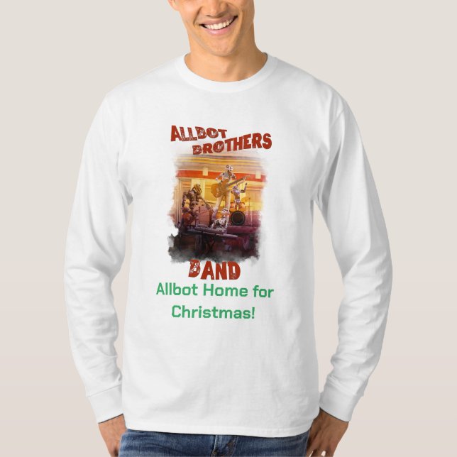 Allbot Brothers Band-julskjorta T Shirt (Framsida)