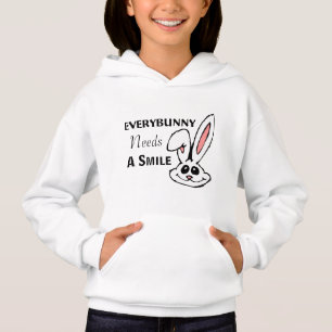 Allbunny behöver en Smile Girls Hoodie T Shirt