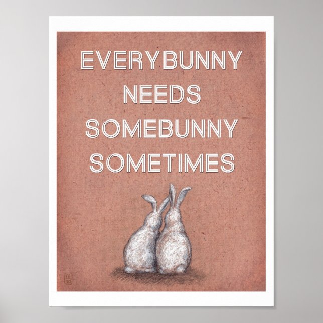 Allbunny behöver ibland skriva ut poster (Framsidan)