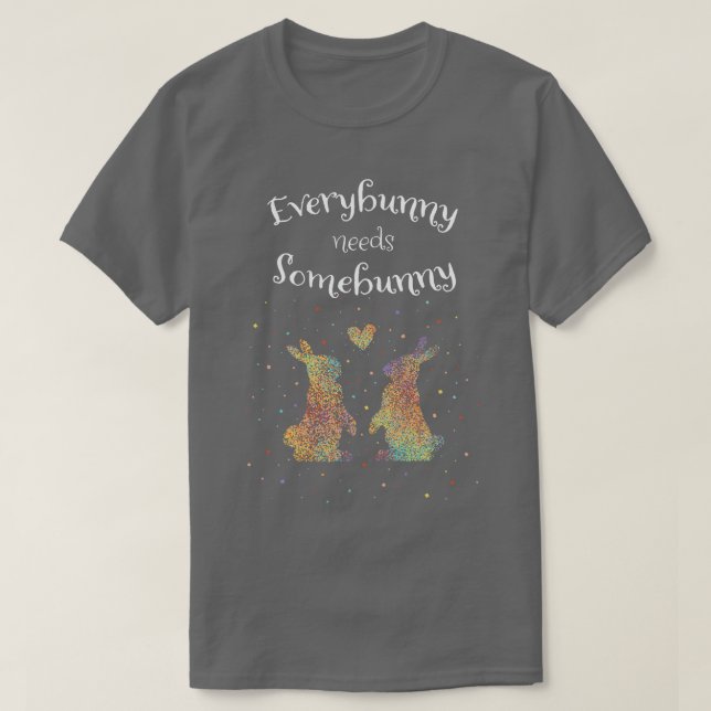 Allbunny Needs nånbunny Rabbit Breeding T Shirt (Design framsida)