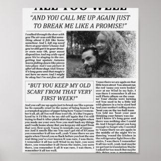 Alldeles för bra tidningar poster