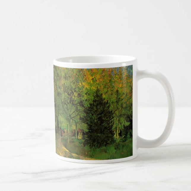Allé i Folkträdgården, Arles av Vincent van Gogh Kaffemugg (Höger)