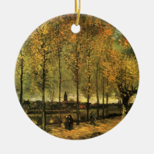 Allé med popplar av Vincent van Gogh Julgransprydnad Keramik