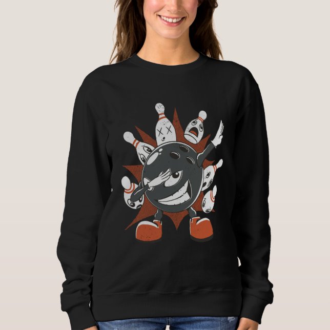Alle Neune Bowling Ball T Shirt (Framsida)