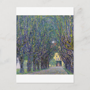 Allé vid slottet Kammer, Gustav Klimt Vykort