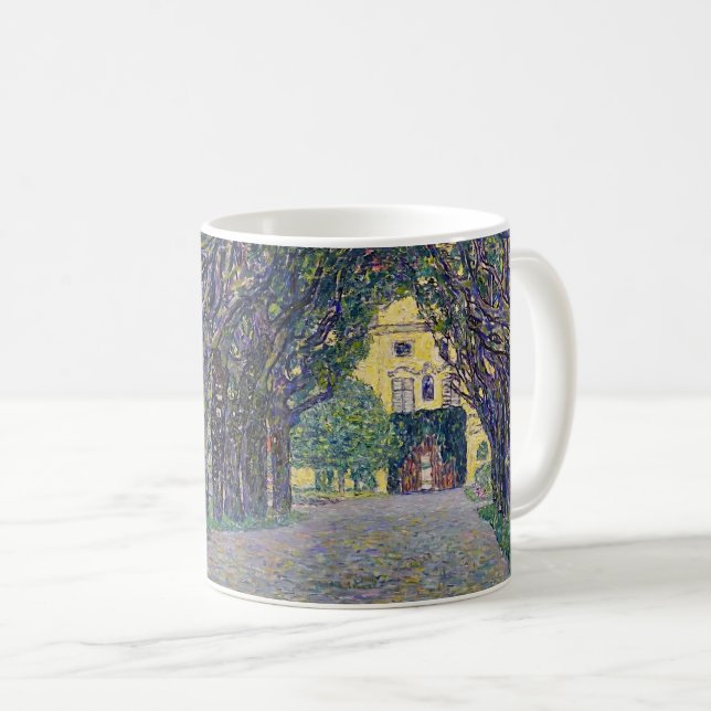 Allee at Schloss Kammer, Gustav Klimt Kaffemugg (Framsida höger)