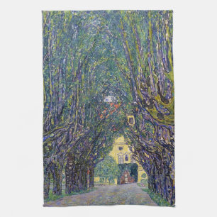 Allee at Schloss Kammer, Gustav Klimt Kökshandduk