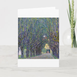 Allee at Schloss Kammer, Gustav Klimt Kort