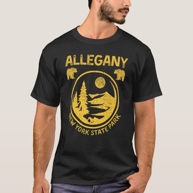 Allegany New York State Park T Shirt (Framsida)