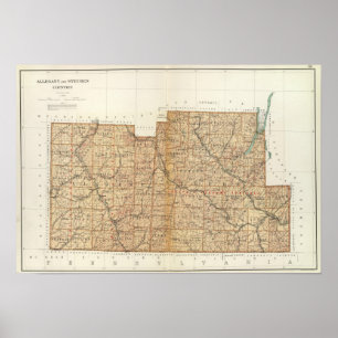 Allegany, Steuben County Poster