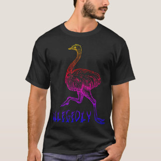 Allegedly Flightless fågel för Ostrich T Shirt