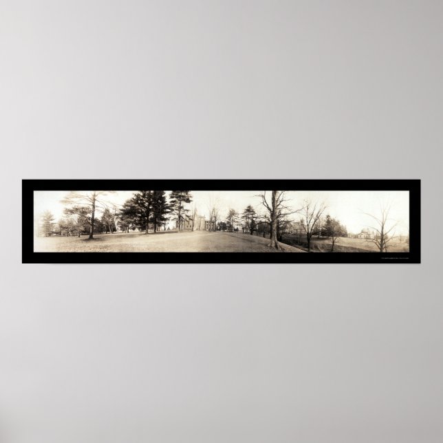 Allegheny College PA Photo 1909 Poster (Framsidan)