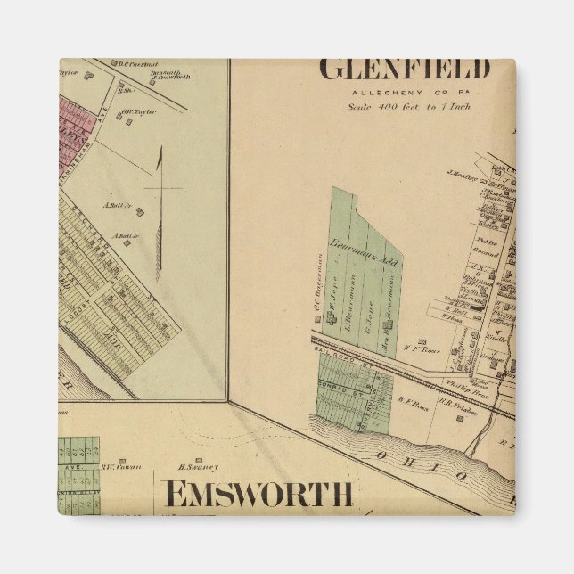 Allegheny County, Pennsylvania Magnet (Framsidan)