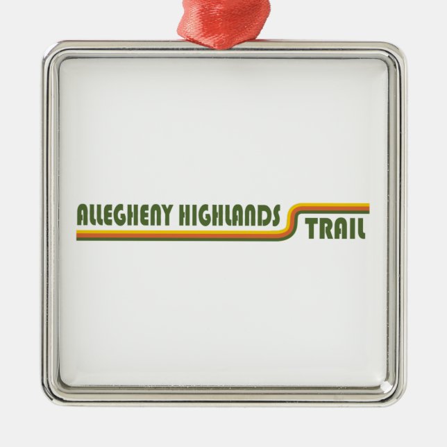 Allegheny Highlands Trail Julgransprydnad Metall (Framsidan)