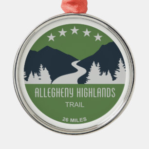 Allegheny Highlands Trail Julgransprydnad Metall