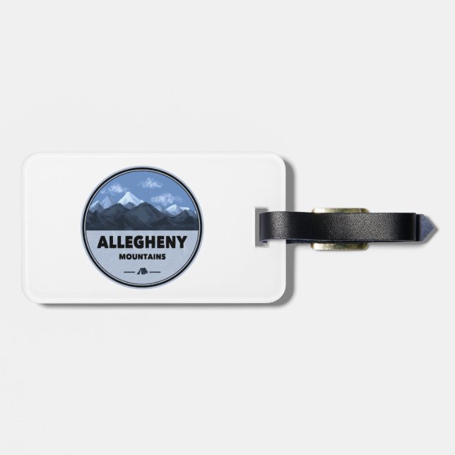 Allegheny Mountains Camping Bagagebricka (Baksida Vågrät)