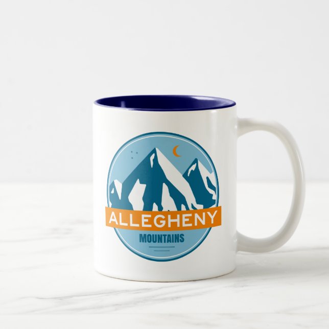 Allegheny Mountains Två-Tonad Mugg (Höger)