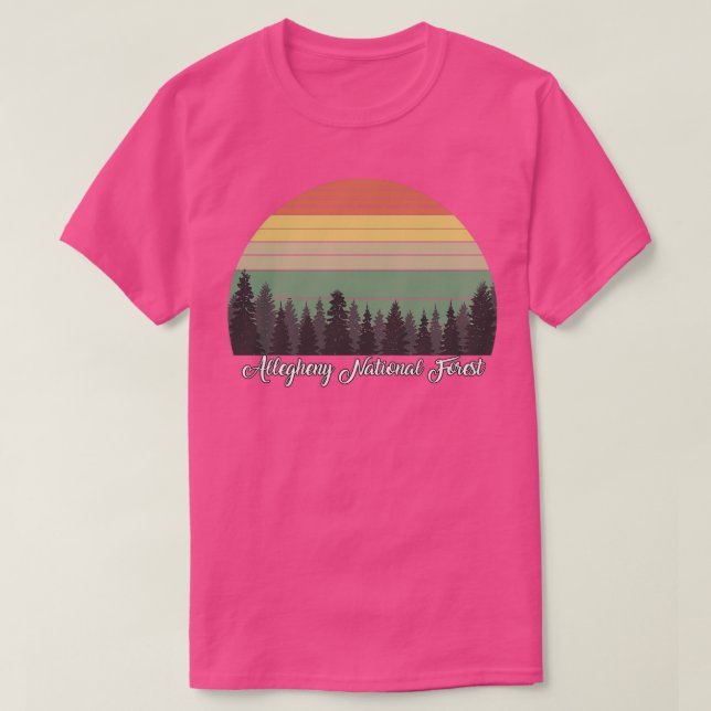 Allegheny National Forest 3 T Shirt (Design framsida)