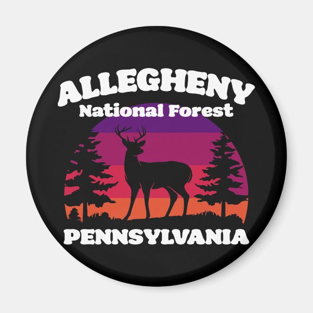 Allegheny National Forest Magnet (Framsidan)