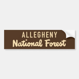 Allegheny nationalskog bildekal