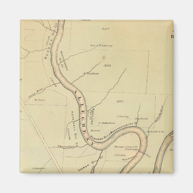 Allegheny River Magnet (Framsidan)