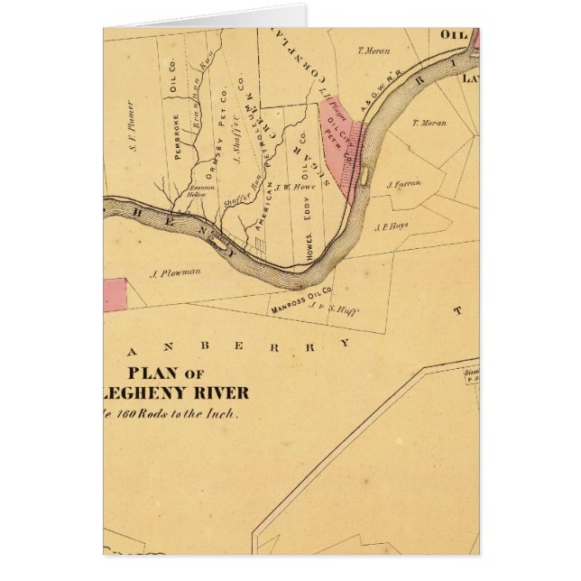 Allegheny River, PA Hälsningskort (Framsidan)