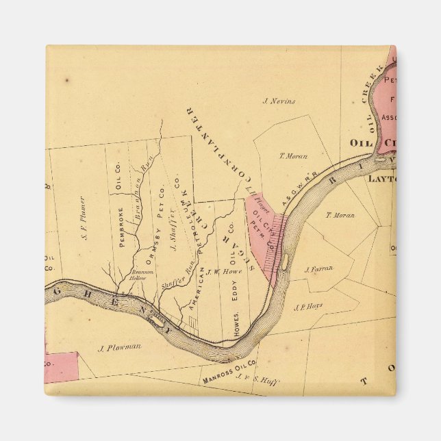 Allegheny River, PA Magnet (Framsidan)