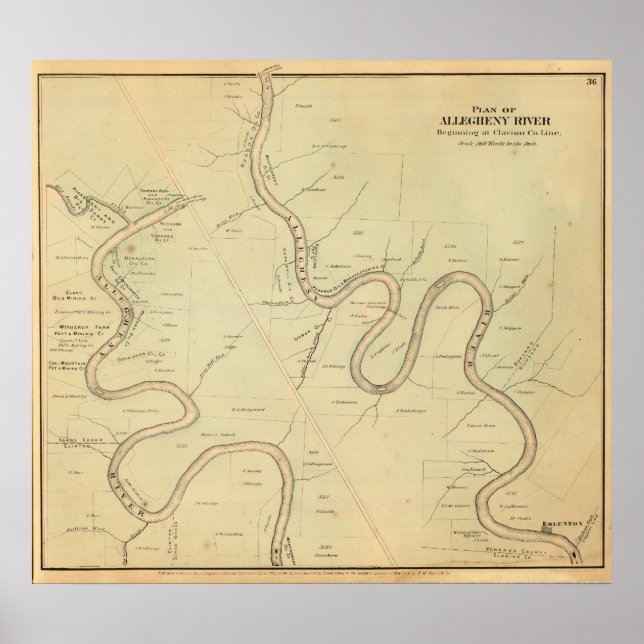 Allegheny River Poster (Framsidan)