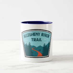 Allegheny River Trail Två-Tonad Mugg