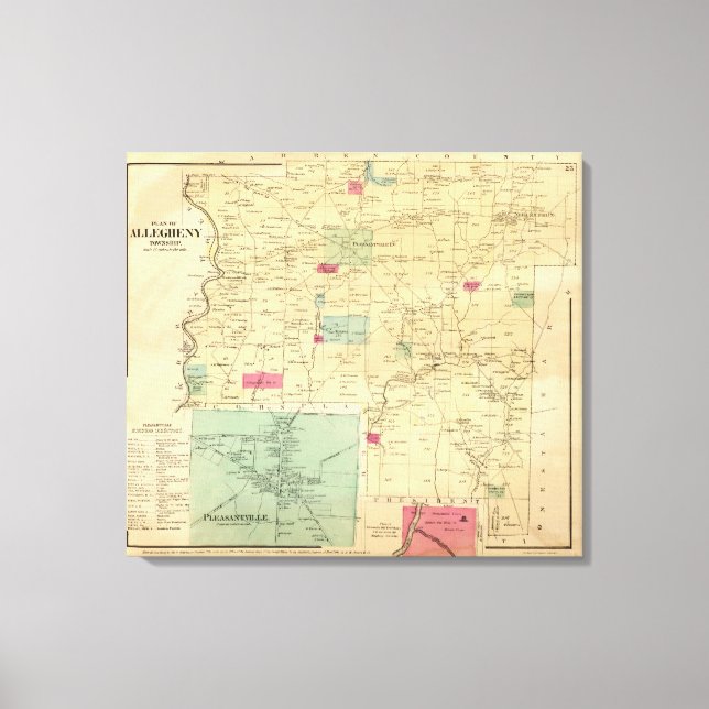 Allegheny Township Canvastryck (Framsida)